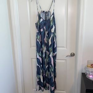 HUSK ARY PALM LEAVE TROPICAL MAXI DRESS SIZE XL